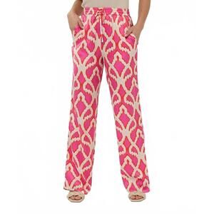 NEW ESQUALO taimi tropical flower pants in disco print